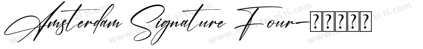 Amsterdam Signature Four字体转换